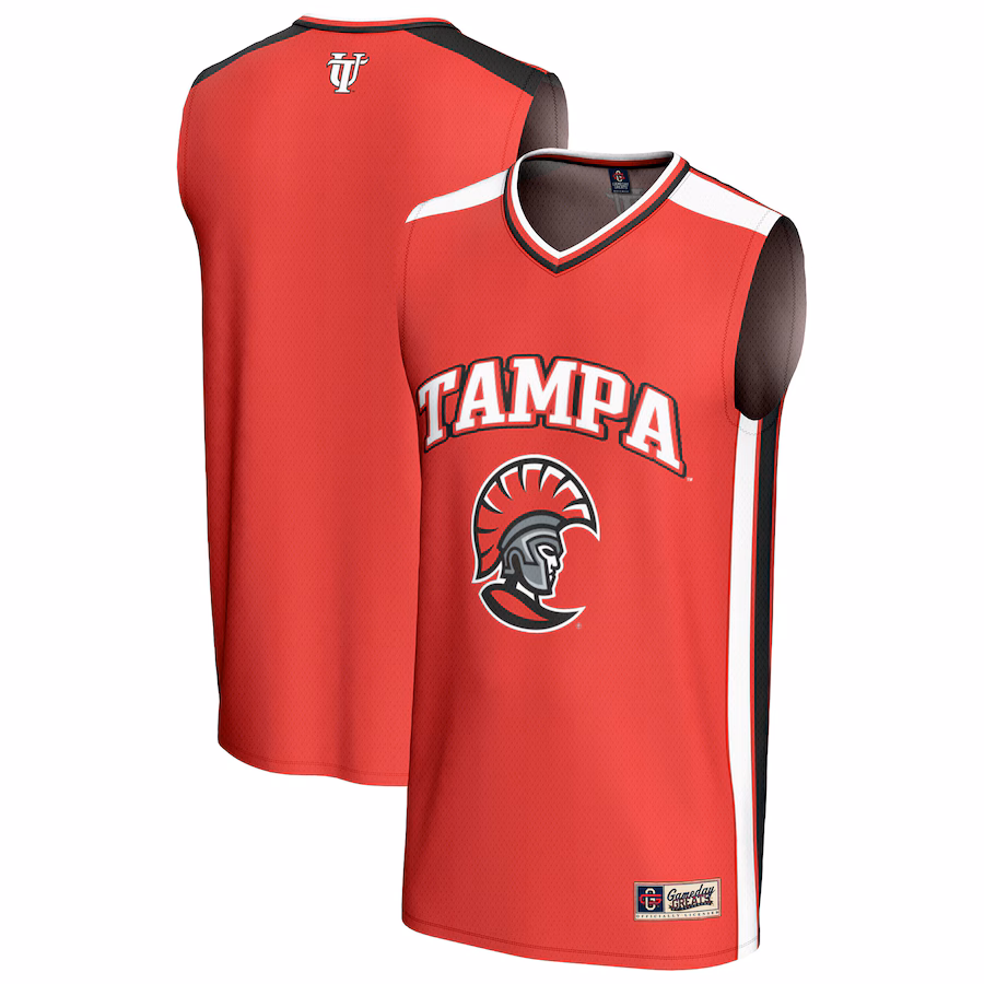 Men's GameDay Greats Red Tampa Spartans Spirit Basketball Jersey