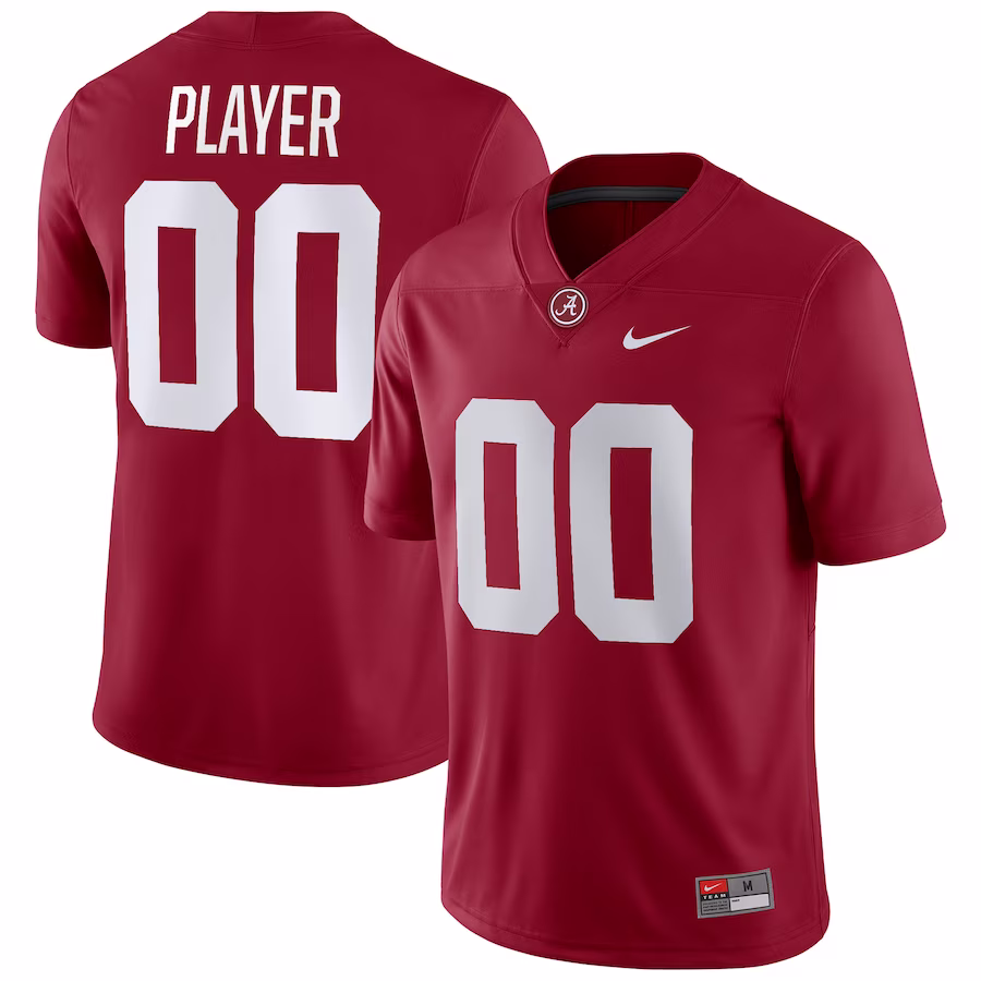 Alabama Crimson Tide Nike Pick-A-Player NIL Replica Football Jersey - Crimson