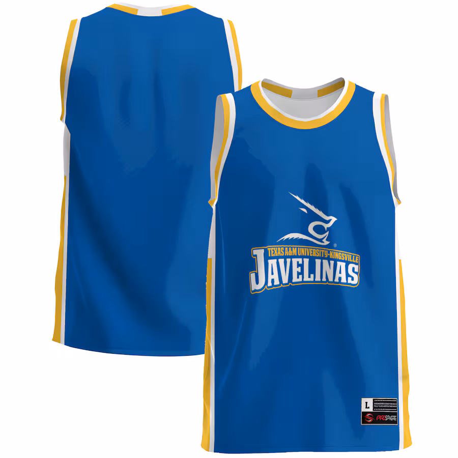 Men's GameDay Greats  Blue Texas A&M Kingsville Javelinas  Lightweight Basketball Jersey