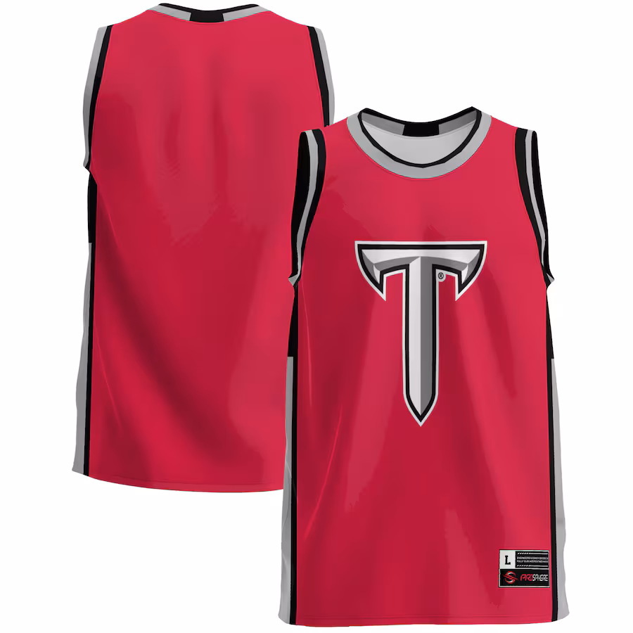 Men's GameDay Greats  Cardinal Troy University Trojans  Lightweight Basketball Jersey
