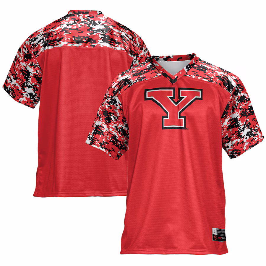 Men's GameDay Greats Red Youngstown State Penguins Football Jersey