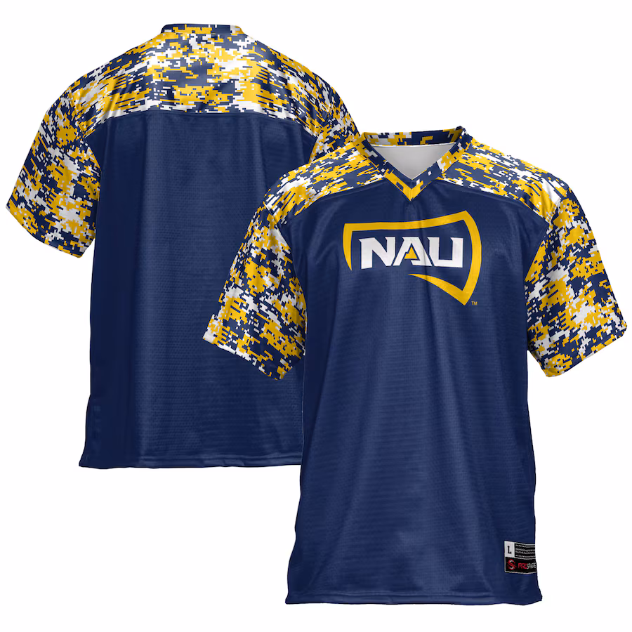 Men's GameDay Greats Navy Northern Arizona Lumberjacks Football Jersey