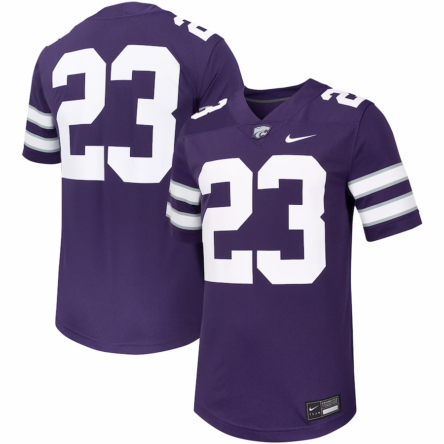 #23 Kansas State Wildcats Nike Untouchable Football Replica Jersey - Purple