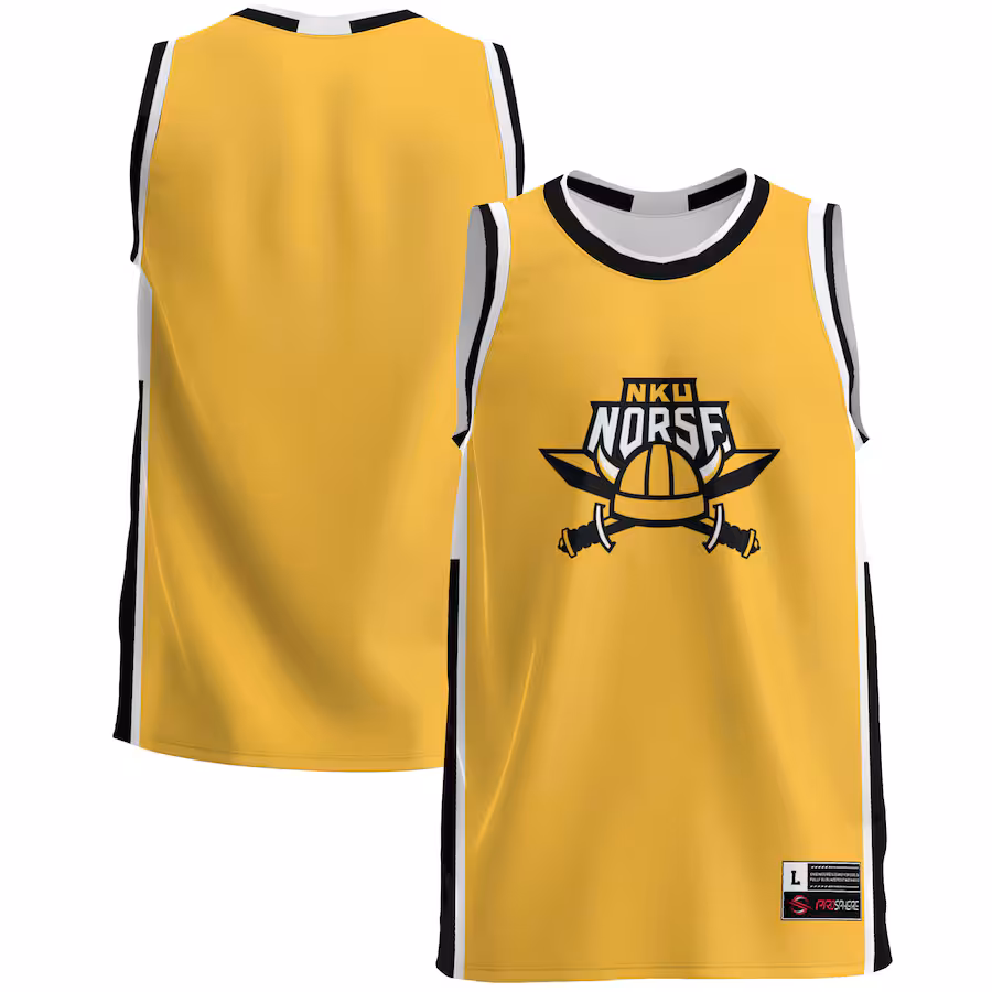Northern Kentucky University Norse GameDay Greats  Lightweight Basketball Jersey - Gold