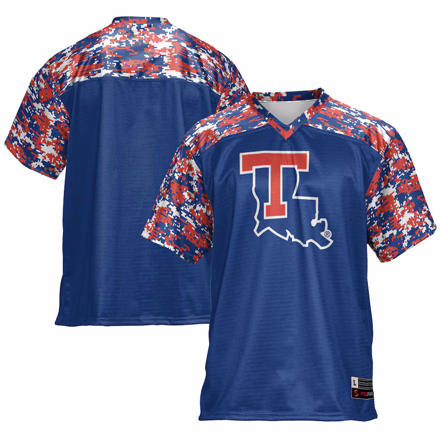 Men's GameDay Greats Blue Louisiana Tech Bulldogs Football Jersey