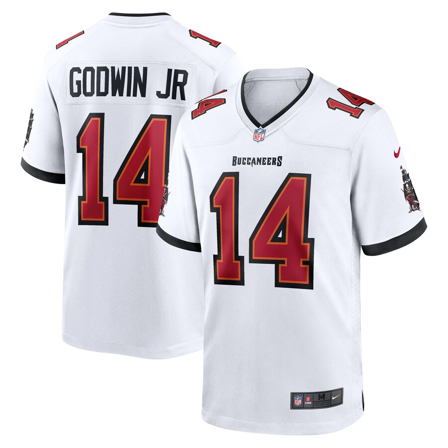 Men's Tampa Bay Buccaneers Chris Godwin Jr. Nike White Game Player Jersey
