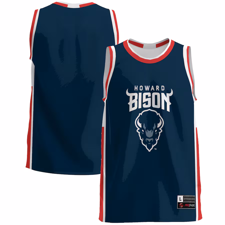 Men's GameDay Greats  Blue Howard Bison  Lightweight Basketball Jersey