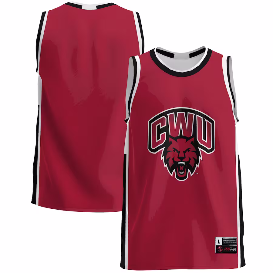 Central Washington Wildcats GameDay Greats  Lightweight Basketball Jersey - Crimson