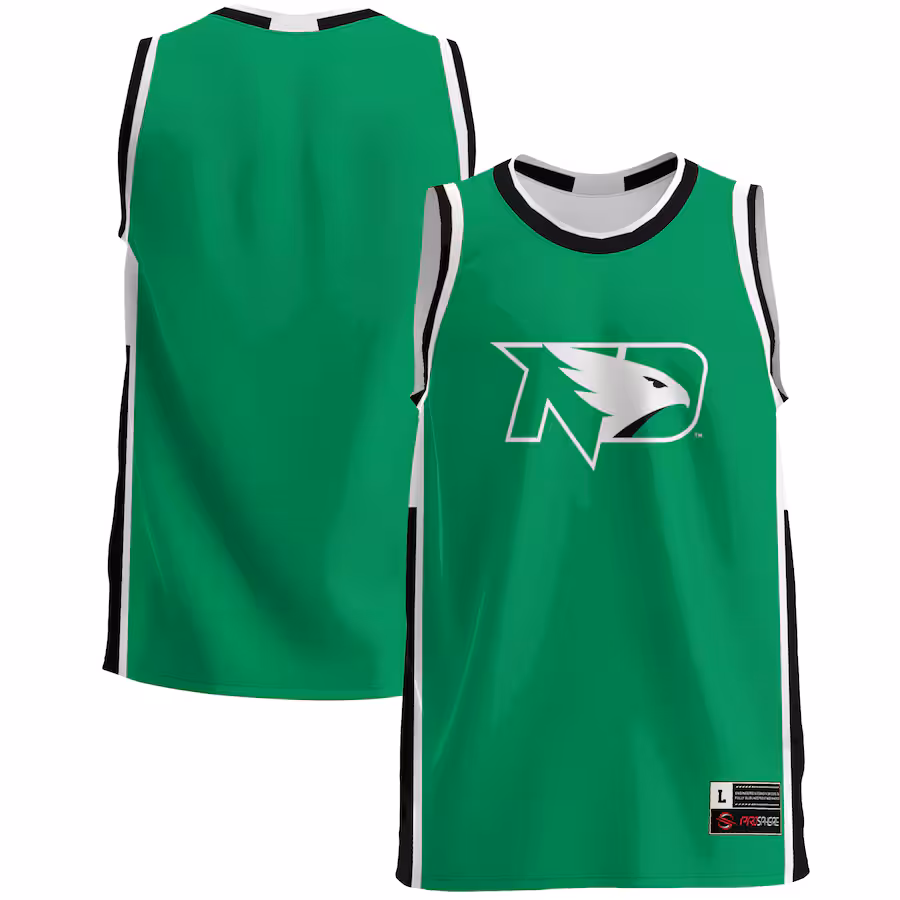Men's GameDay Greats  Green North Dakota  Lightweight Basketball Jersey