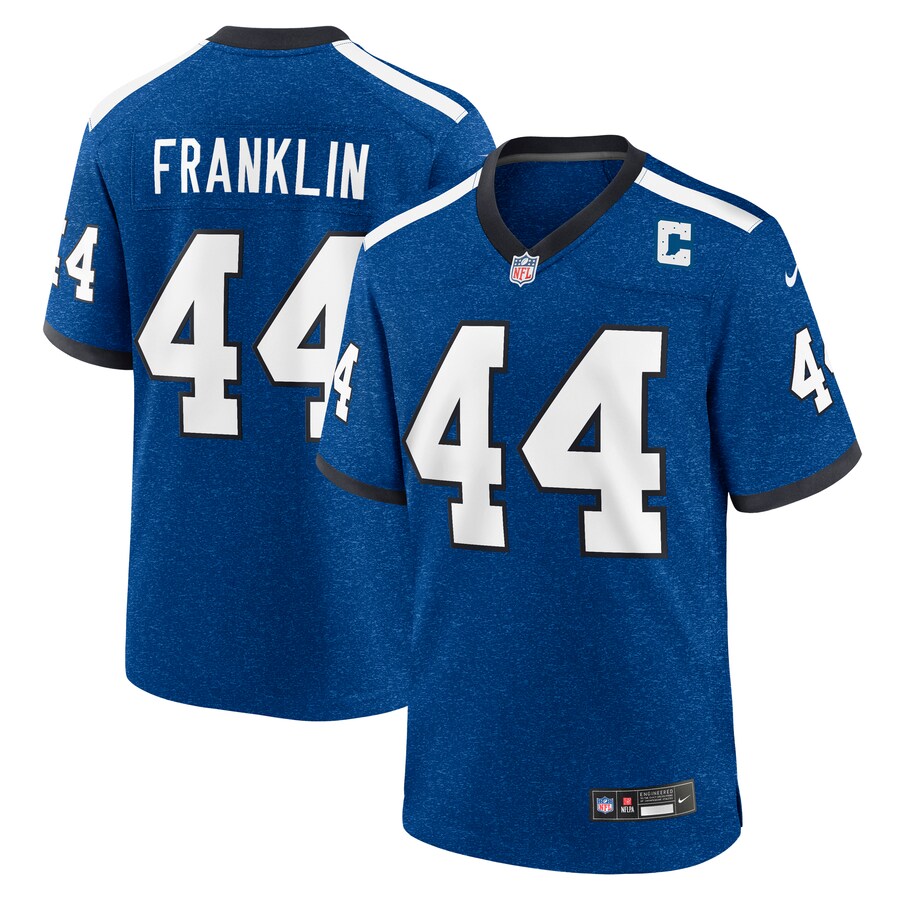 Men's Indianapolis Colts Zaire Franklin Nike Blue Alternate Game Jersey