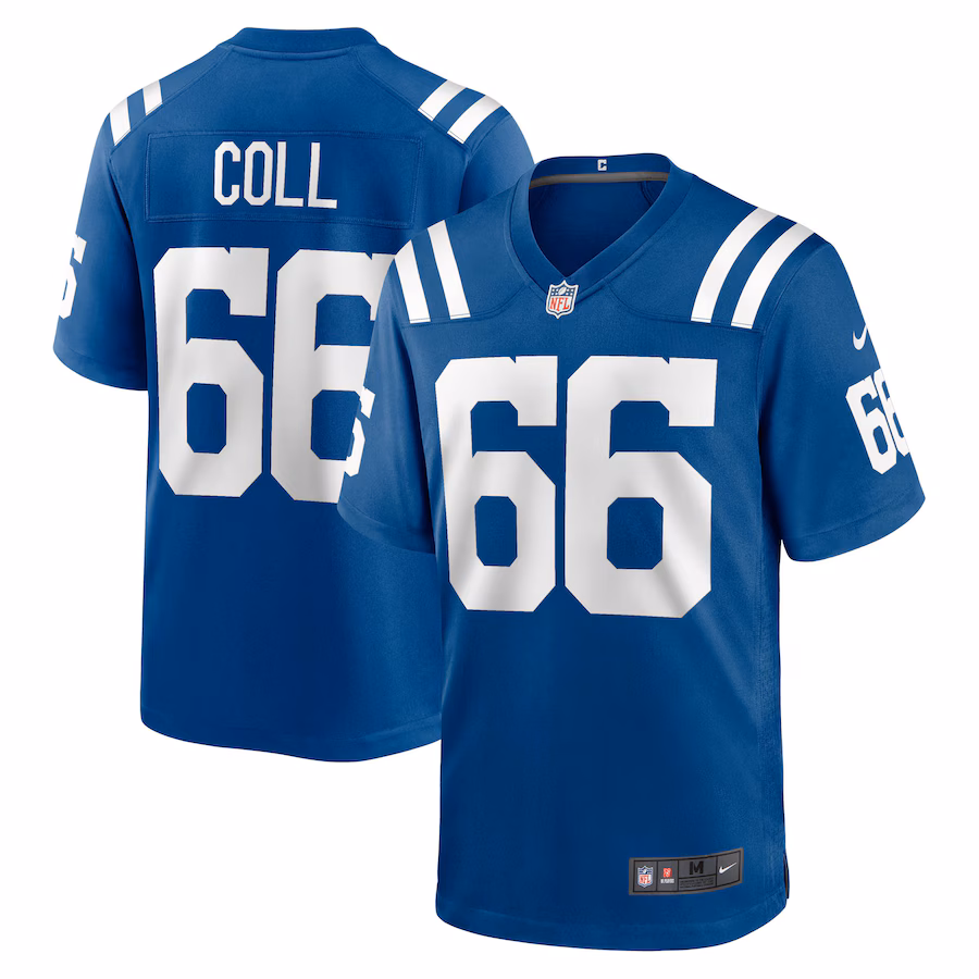 Men's Indianapolis Colts Ryan Coll Nike Royal Game Jersey