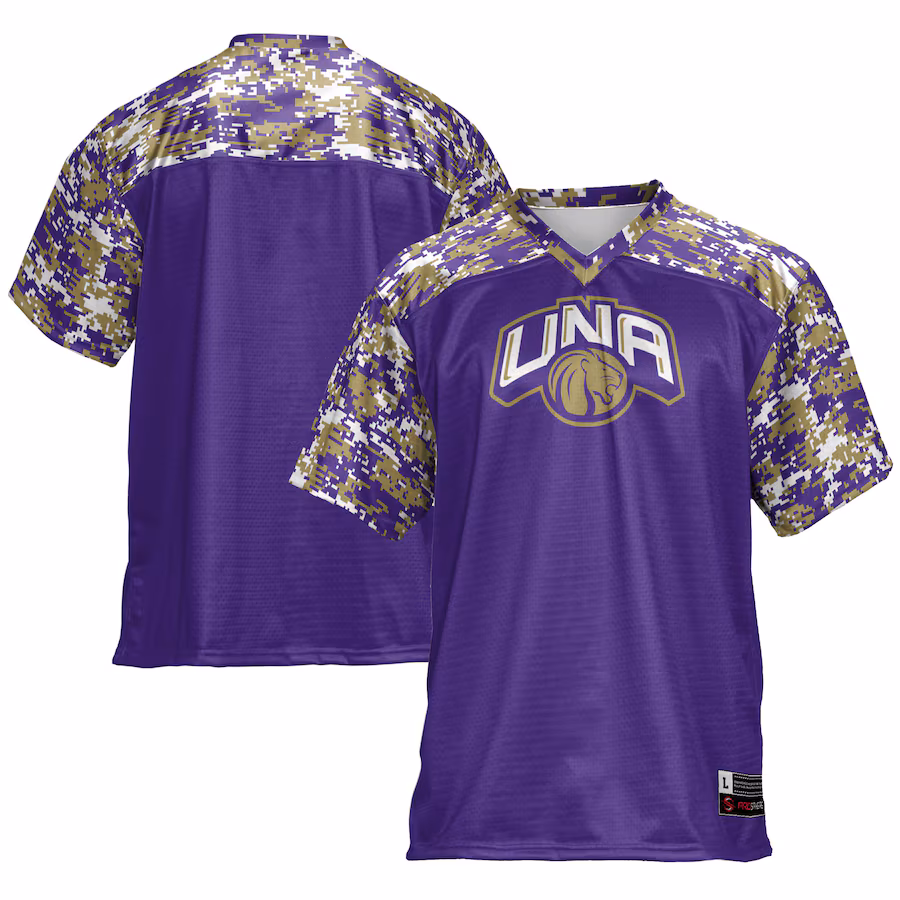 Men's GameDay Greats Purple North Alabama Lions Football Jersey
