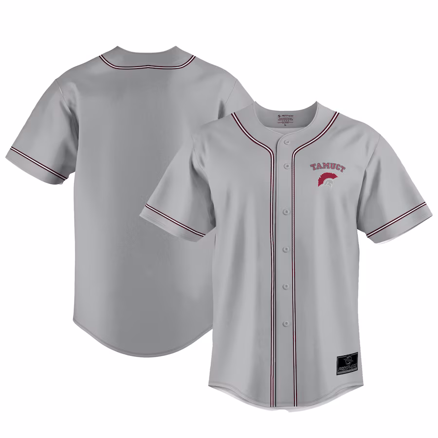Men's ProSphere Gray Texas A&M Central Texas Warriors  Baseball Jersey