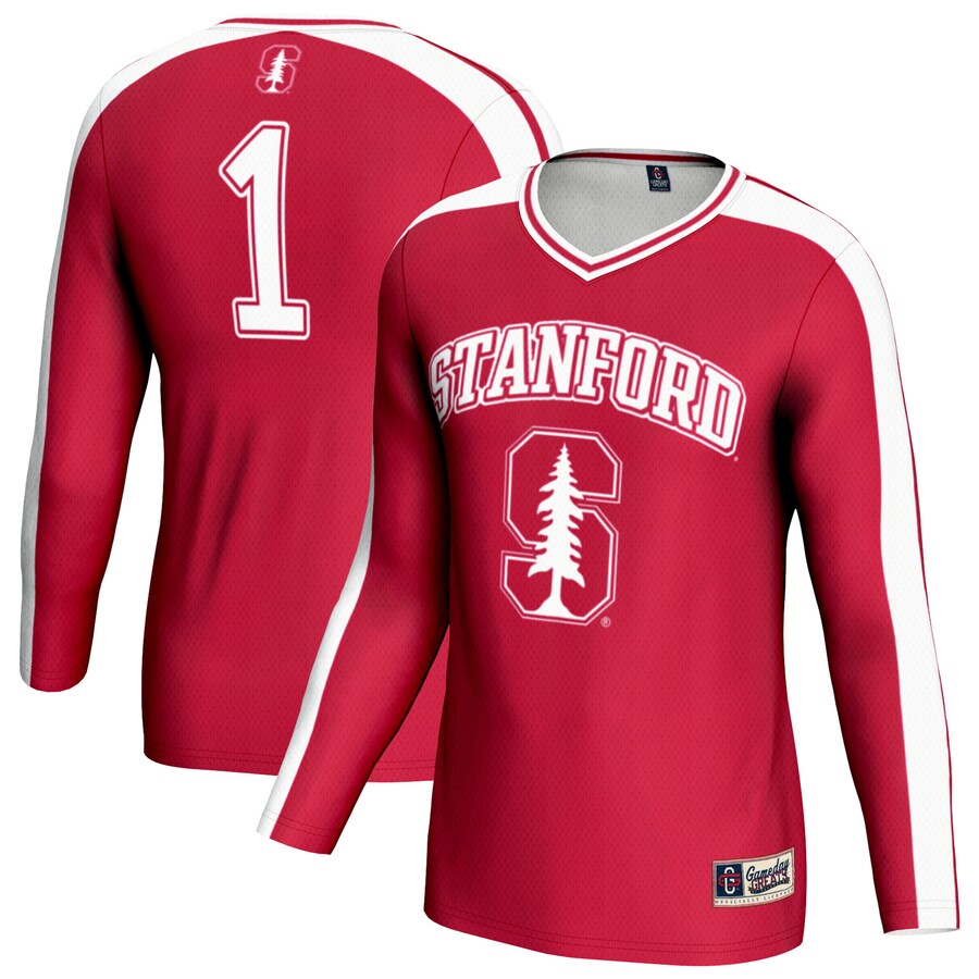 Unisex GameDay Greats Cardinal Stanford Cardinal #1 Lightweight Volleyball Fashion Jersey