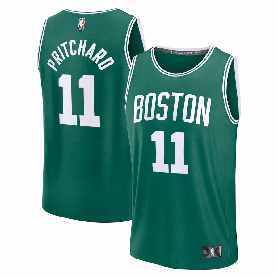 Men's Boston Celtics Payton Pritchard Fanatics Kelly Green Fast Break Replica Player Jersey - Icon Edition