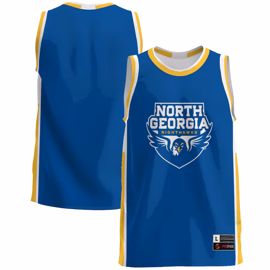 Men's GameDay Greats  Blue North Georgia Nighthawks  Lightweight Basketball Jersey