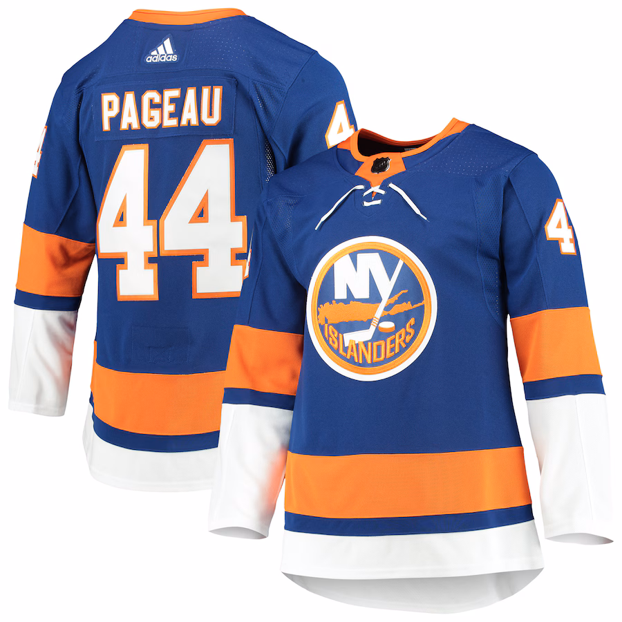 Men's New York Islanders Jean-Gabriel Pageau adidas Royal Home Primegreen Authentic Player Jersey