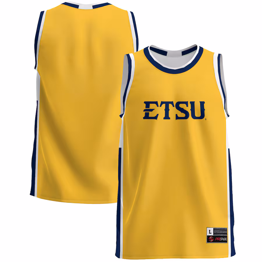 Men's GameDay Greats  Navy ETSU Buccaneers  Lightweight Basketball Jersey