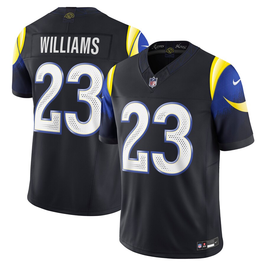 Men's Los Angeles Rams Kyren Williams Nike Midnight Blue 2025 Rivalries Collection Limited Jersey