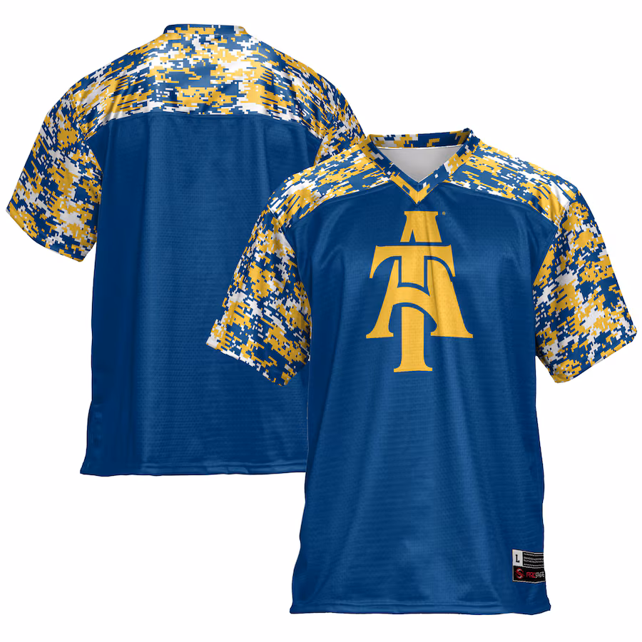 Men's GameDay Greats Navy North Carolina A&T Aggies Football Jersey