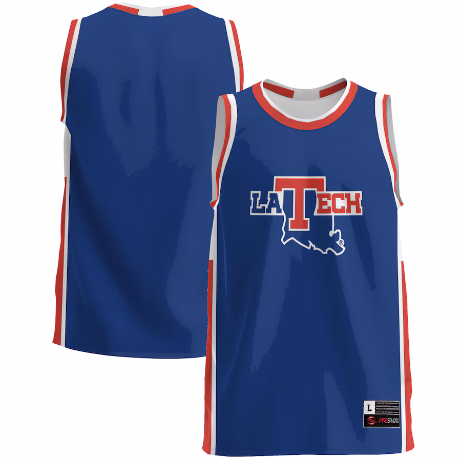 Men's GameDay Greats  Blue Louisiana Tech Bulldogs  Lightweight Basketball Jersey
