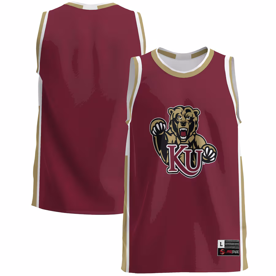 Men's GameDay Greats  Maroon Kutztown Golden Bears  Lightweight Basketball Jersey