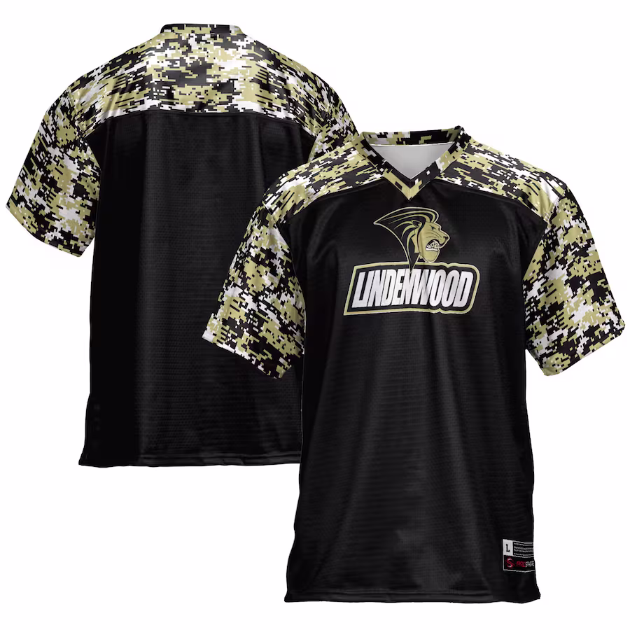 Lindenwood Lions GameDay Greats Football Jersey - Black