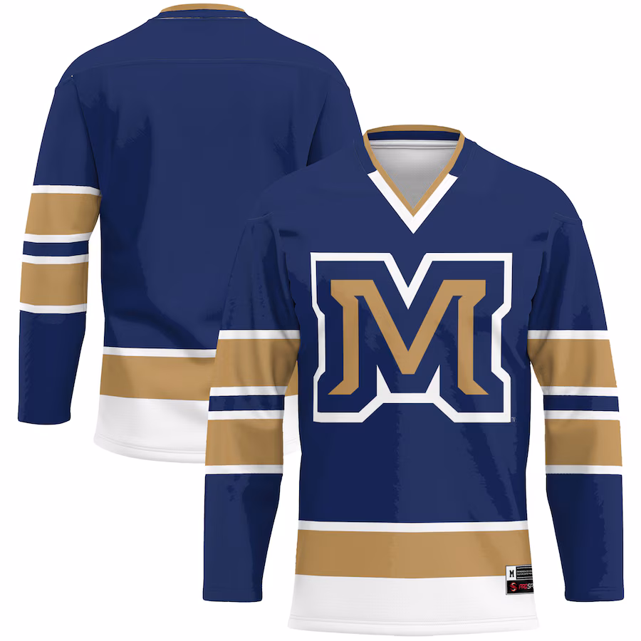 Men's GameDay Greats Blue Montana State Bobcats Hockey Jersey