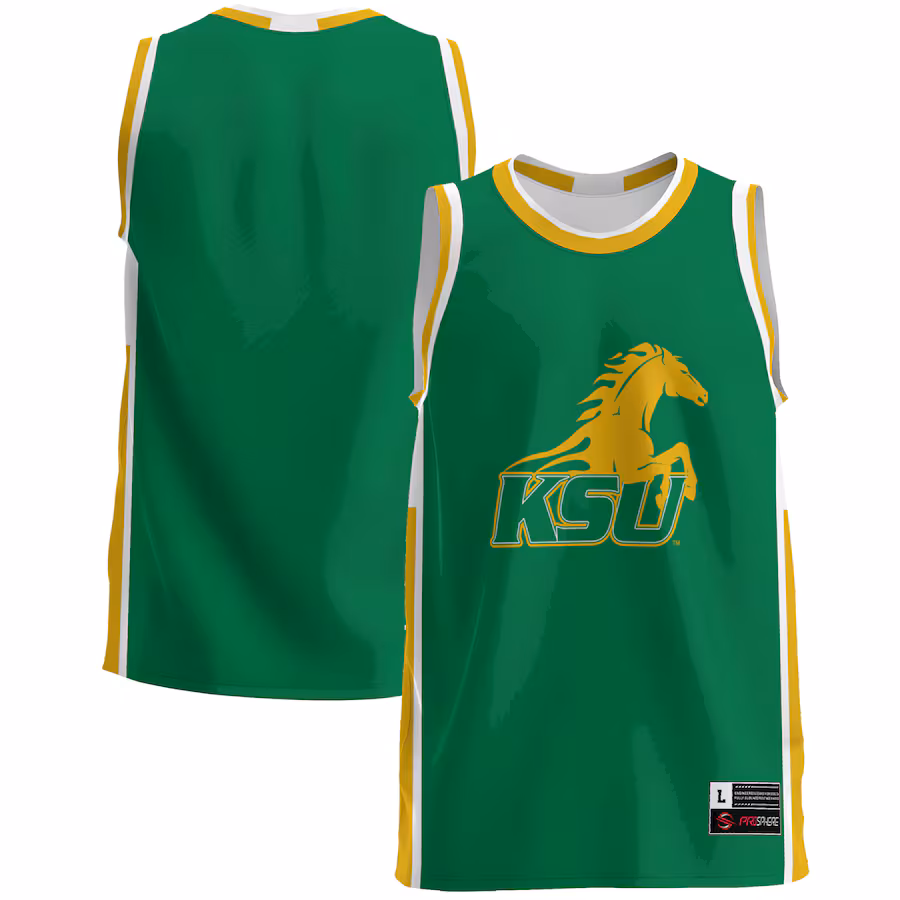 Men's GameDay Greats  Green Kentucky State Thorobreds  Lightweight Basketball Jersey