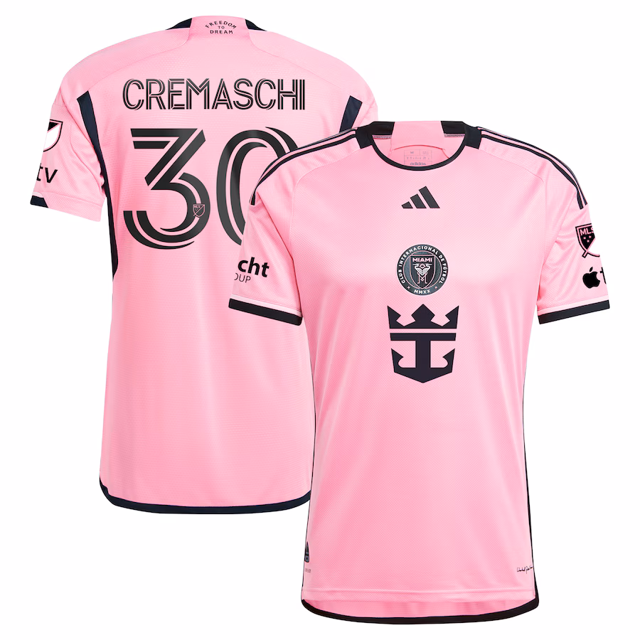 Men's Inter Miami CF Benjamin Cremaschi adidas Pink 2024 2getherness Authentic Player Jersey