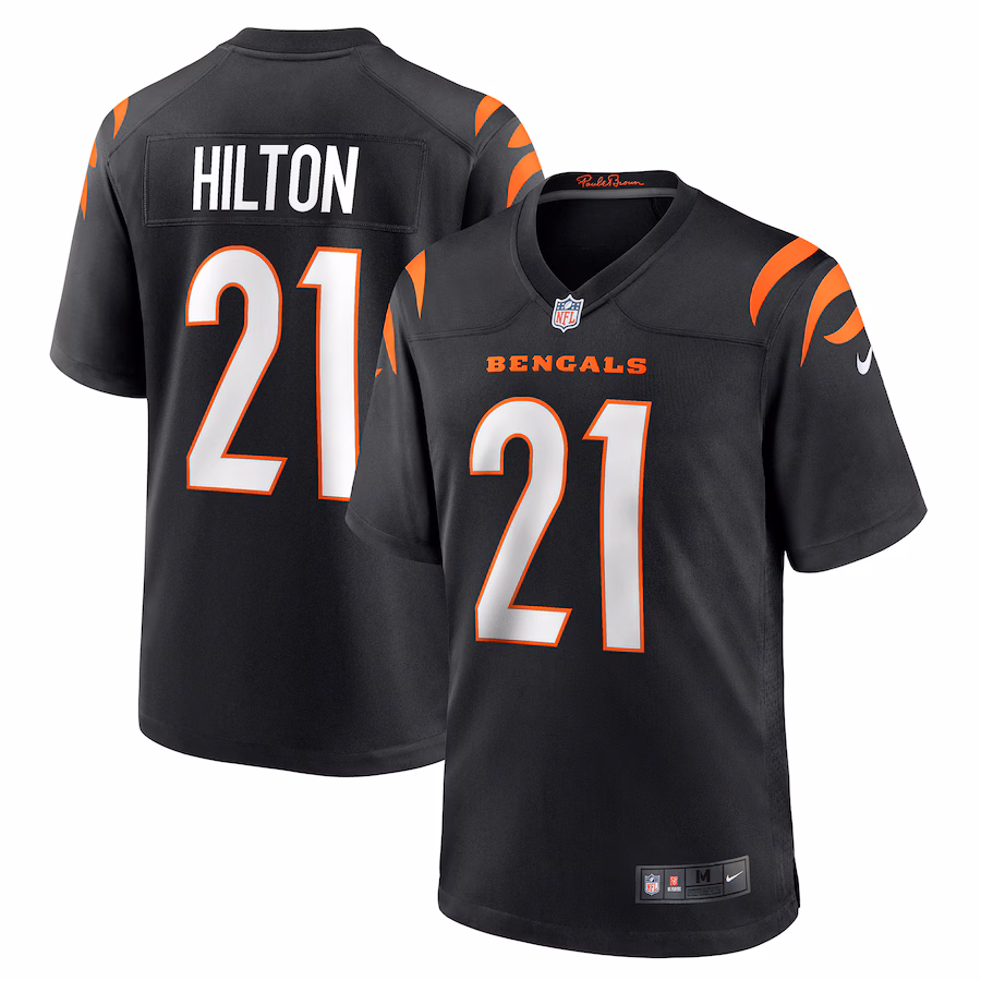 Men's Cincinnati Bengals Mike Hilton Nike Black Alternate Game Jersey