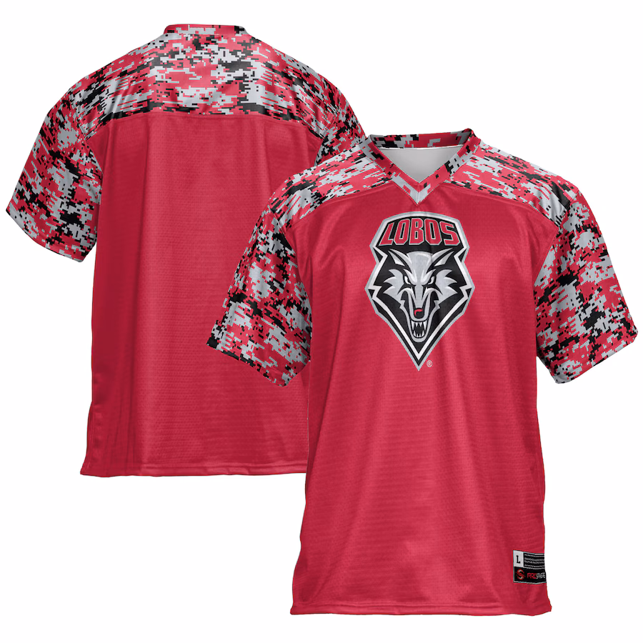Men's GameDay Greats Red New Mexico Lobos Football Jersey