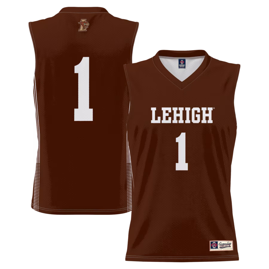 #1 Lehigh Mountain Hawks GameDay Greats Lightweight Basketball Jersey - Brown