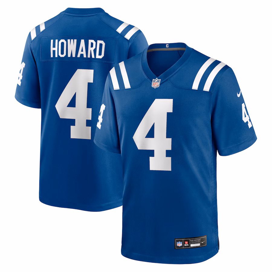 Men's Indianapolis Colts Xavien Howard Nike Royal Team Game Jersey