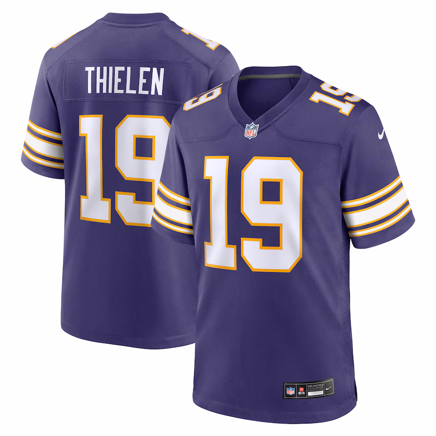 Men's Minnesota Vikings Adam Thielen Nike Purple Alternate Game Player Jersey