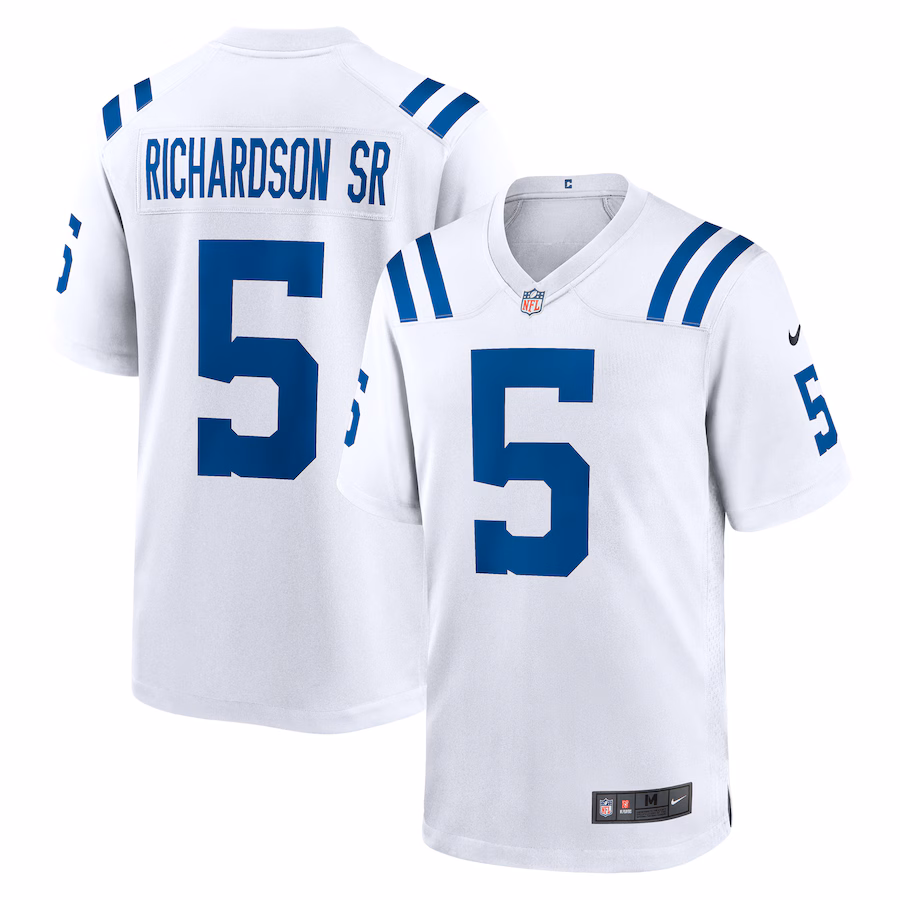 Men's Indianapolis Colts Anthony Richardson Sr. Nike White Game Jersey