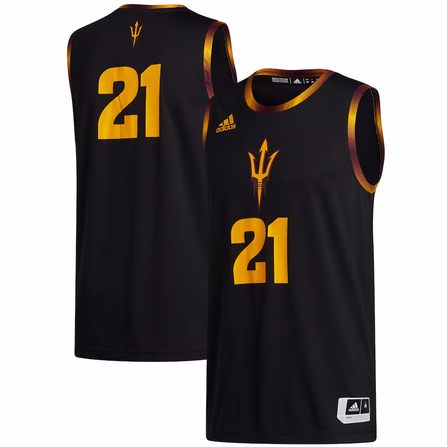 #21 Arizona State Sun Devils adidas Swingman Jersey - Black
