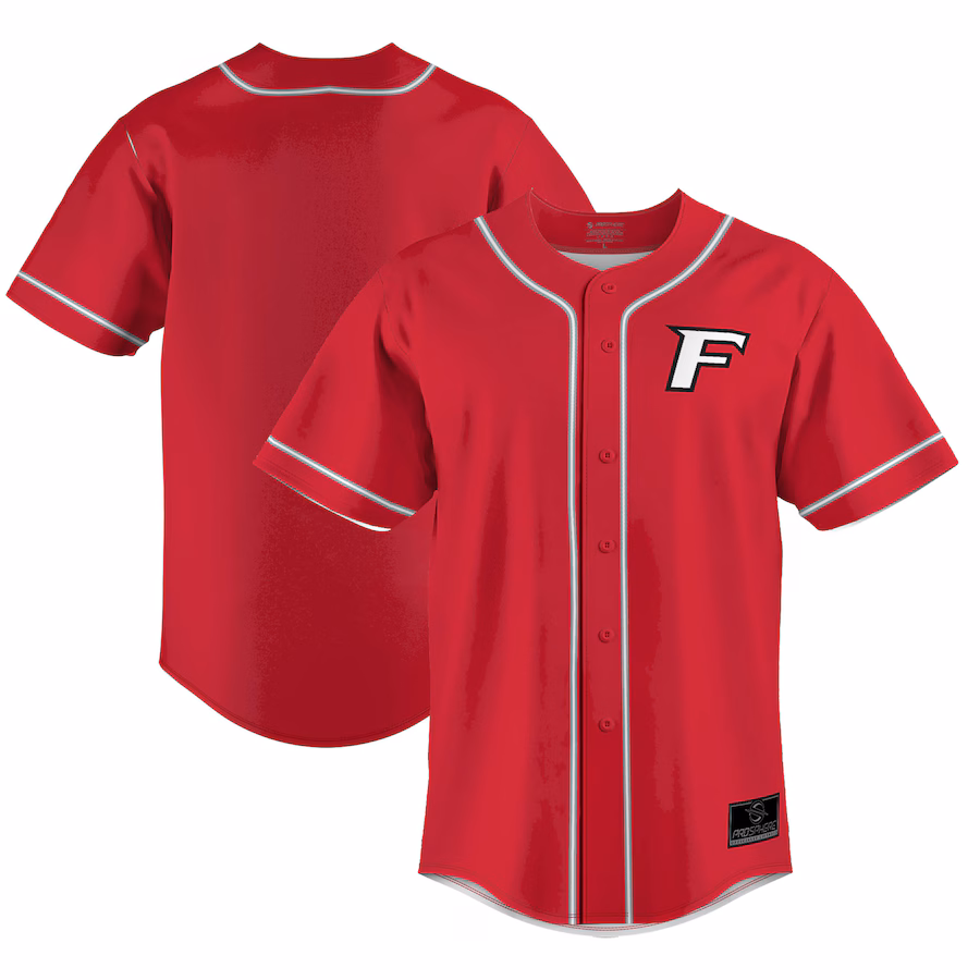 Fairfield Stags ProSphere Baseball Jersey - Red