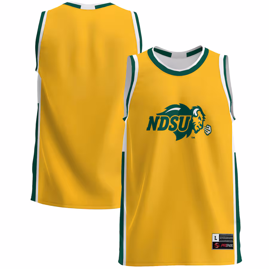Men's GameDay Greats  Green NDSU Bison  Lightweight Basketball Jersey