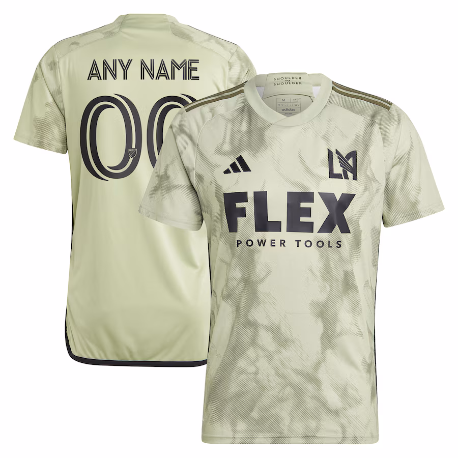 Men's LAFC adidas Green 2023 Smokescreen Replica Custom Jersey