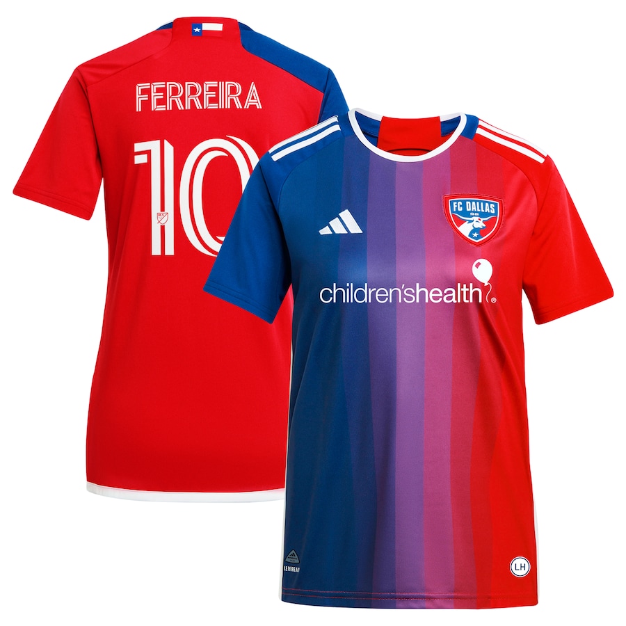 Women's FC Dallas Jesus Ferreira adidas Navy 2024 After Burner Replica Player Jersey