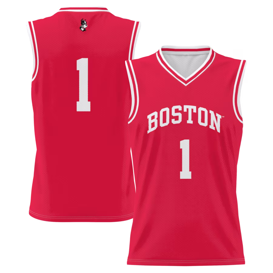 #1 Boston University GameDay Greats Lightweight Basketball Jersey - Scarlet