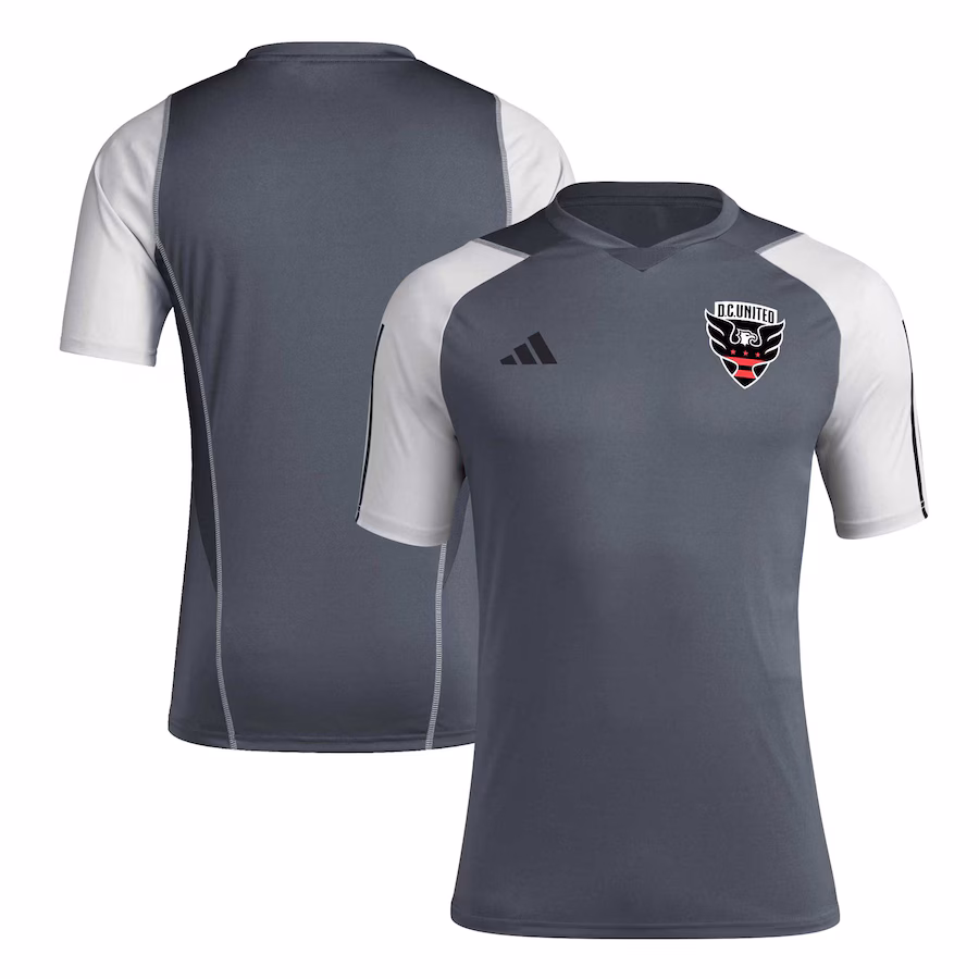 Men's D.C. United adidas Gray 2024 AEROREADY Training Jersey