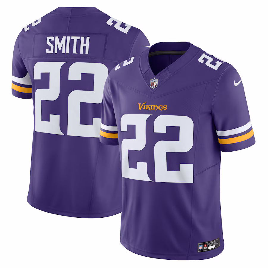 Men's Minnesota Vikings Harrison Smith Nike Purple Vapor F.U.S.E. Limited Jersey
