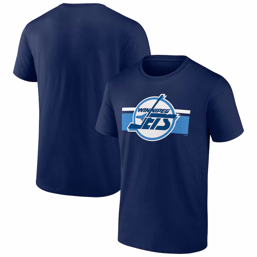 Men's Winnipeg Jets Navy Special Edition 2.0 Jersey Inspired T-Shirt