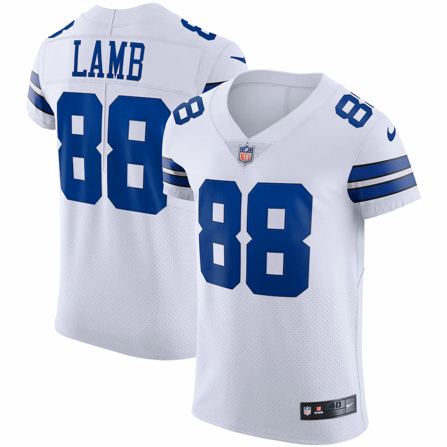 Men's Dallas Cowboys CeeDee Lamb Nike White Vapor Elite Jersey