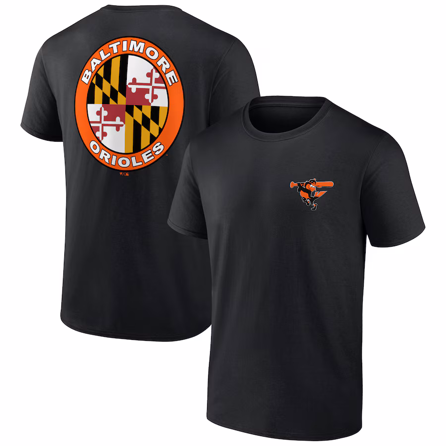Men's Baltimore Orioles Black Bring It T-Shirt