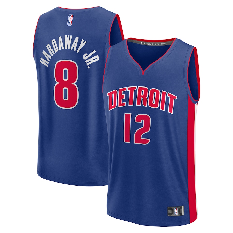 Youth Detroit Pistons Tim Hardaway Jr. Fanatics Blue Fast Break Replica Player Jersey - Icon Edition