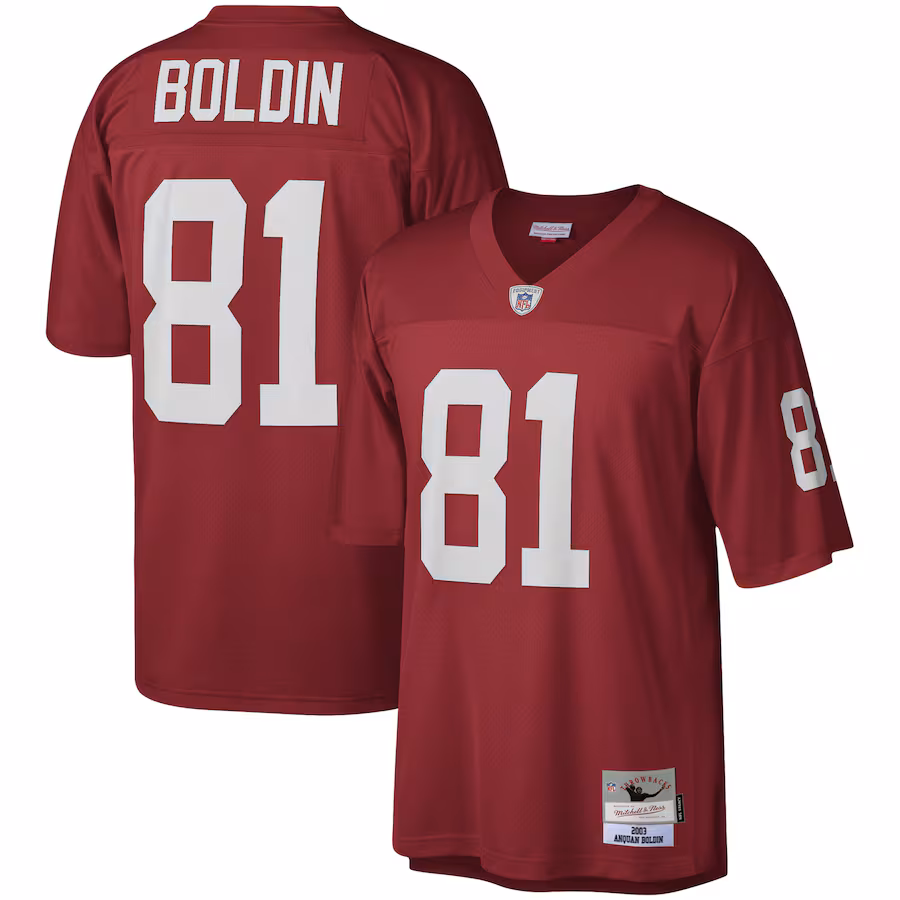 Men's Arizona Cardinals Anquan Boldin Mitchell & Ness Cardinal Legacy Replica Jersey