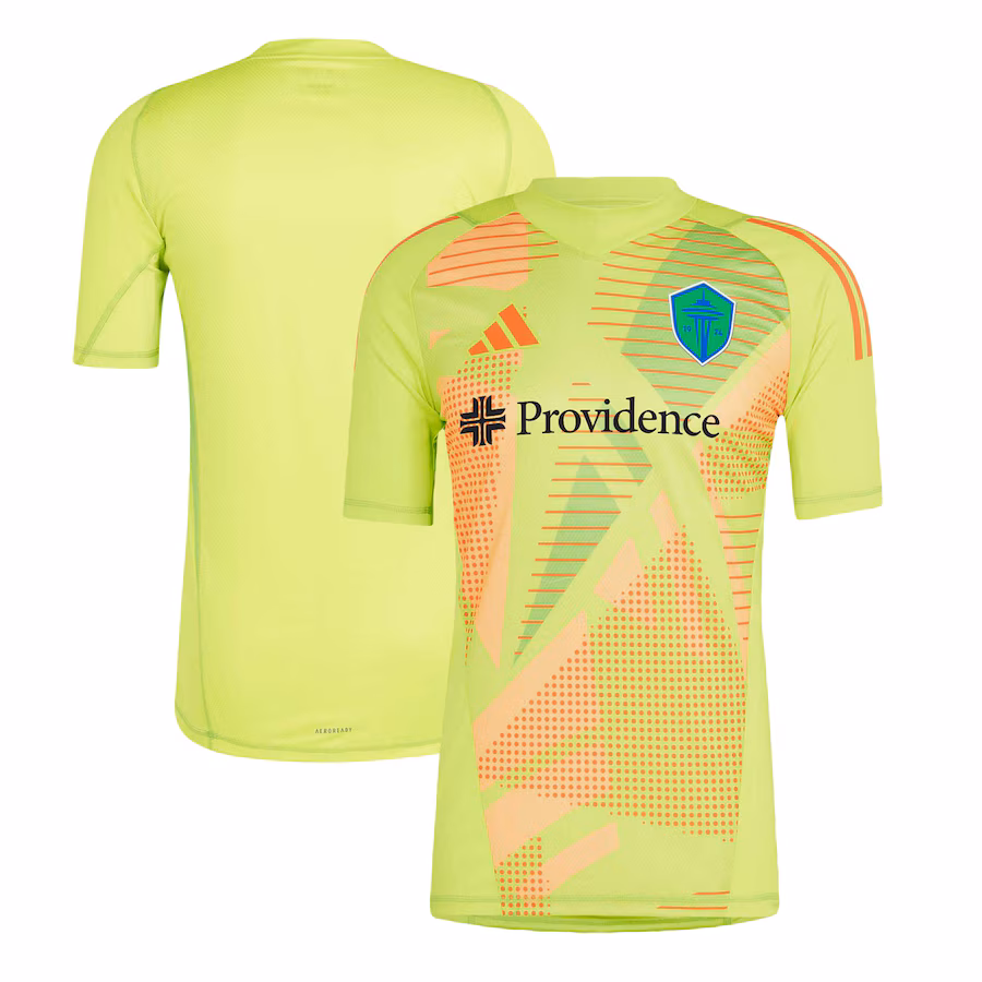 Men's Seattle Sounders FC adidas Yellow 2024 Goalkeeper Jersey